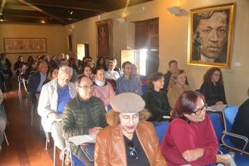 Juancho Armas pone el colofón al taller de escritura de la Casa-Museo de Telde (Foto Inma Perera)